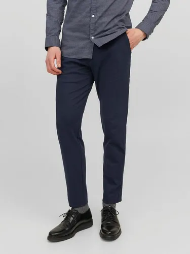 JACK & JONES Slim Fit Chino Hose - Wanderhosen aus 50% recyceltem Polyester, atmungsaktiv und flexibel für optimalen Tragekomfort bei Outdoor-Aktivitäten.