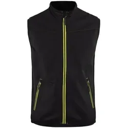 Blakläder® Softshell Weste 3850 2516 - schwarz/gelb - 4XL - Arbeits- & Schutzkleidung, windabweisend und atmungsaktiv mit Stretcheinsätzen für optimale Bewegungsfreiheit und Tragekomfort.