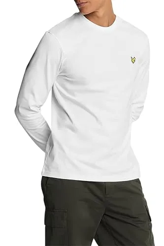 Lyle & Scott Langarmshirt Herren – 100% Baumwolle | Basic Design und Premium Qualität | XS-XXL