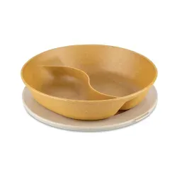 Koziol Menüteller CONNECT SEPAREE mit Deckel, 1,5 Liter 7278702 , Farbe: orange