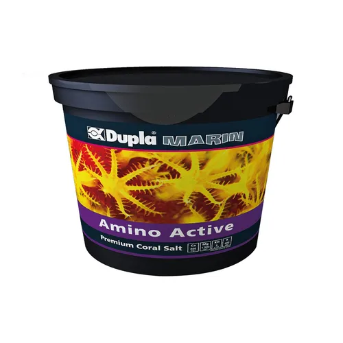 Dupla Marin Meersalz Premium Coral Salt Amino Active - 8 kg - Sanitärinstallation für Riffaquarien, optimiert für gesundes Korallenwachstum mit über 70 bioverfügbaren Spurenelementen und perfekter Calcium- und Magnesiumkonzentration.