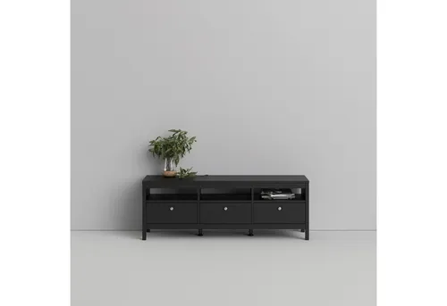 Home affaire TV-Bank Madrid, TV-Möbel, Fernsehtisch, TV-Unit, Media-Möbel, Sideboard, mit 3 Schubladen und 3 offenen Fächern, Breite 151 cm, Höhe 54 cm