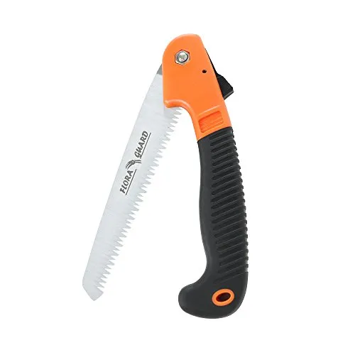 FLORA GUARD Handsäge, klappbar, Camping/Astsäge mit Rugged Professional Klappsäge(1027-3)