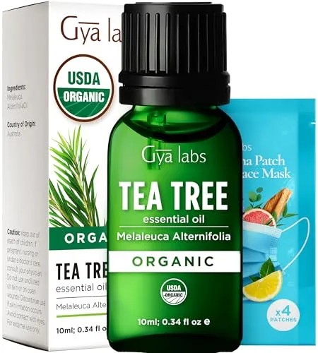 Gya Labs Ätherisches Bio-Teebaumöl für die Haut