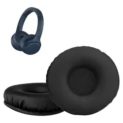 kwmobile 2x Ohr Polster für Sony WH-XB700 Ohrpolster - Ersatz Ohrpolster - Kopfhörer Ersatzteile - Kopfhörer Ersatzpolster für Over Ear Headphones - Schwarz