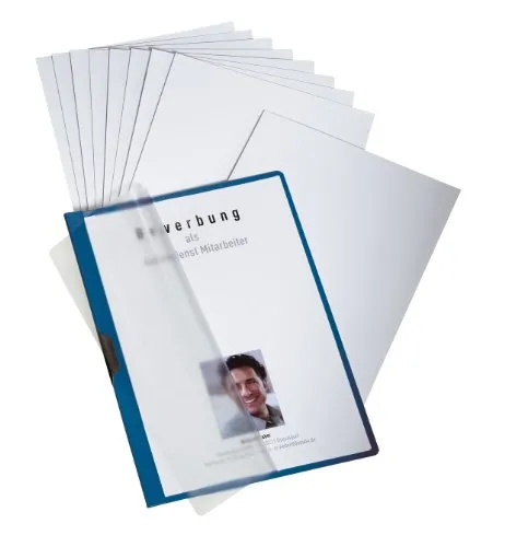 Durable Duraclip Bewerbungsset Profi, für 3 Bewerbungen, dunkelblau, 258607