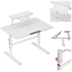 Mark Adler Study 3.7 höhenverstellbarer Kinderschreibtisch Rosa