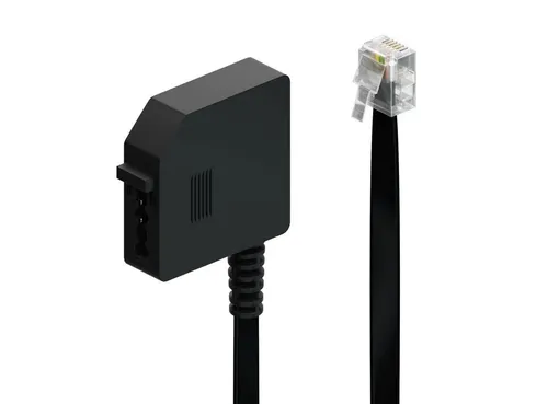 Telefonkabel Schwarz von deleyCON