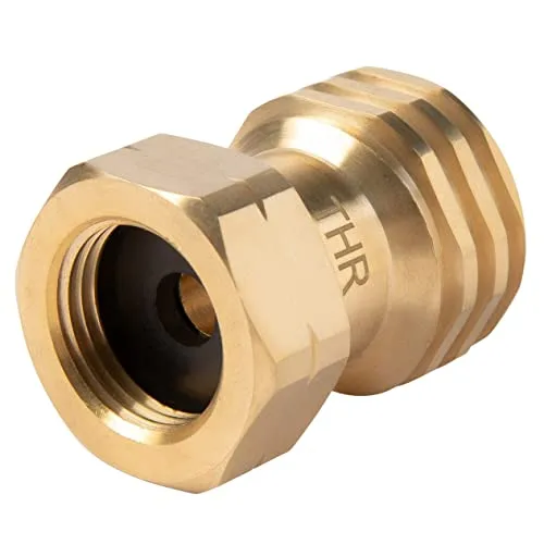 THR Industrieprodukte US Gasgrill Gas Adapter für Regler an deutsche Propangasflasche