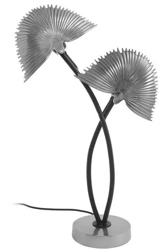 Tischlampe Marilla 100 Silber - Klassische Tischleuchten mit modernem Metallic-Look, ideal als dekorativer Hingucker und Lichtquelle für stilvolle Interiors.