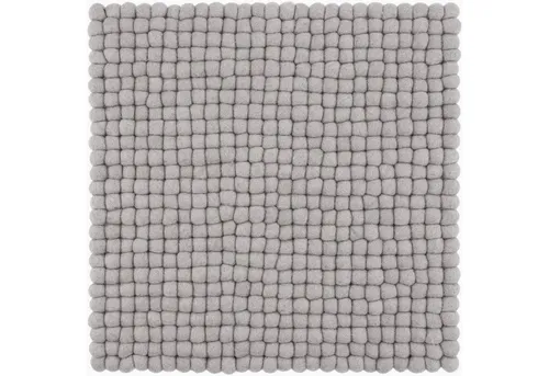 myfelt Stuhlkissen Filzkugel Sitzauflage eckig - 36 x 36 cm, beidseitig verwendbar, 100% Schurwolle
