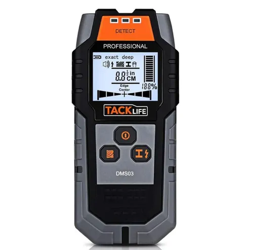 TACKLIFE 4 In 1 Center Finding Elektronischer Wanddetektor Wandscanner LCD