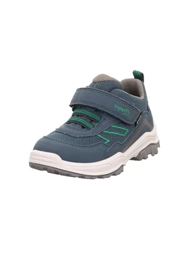 Superfit Jungen Jupiter Gore-tex Sneaker, Blau Grün 8000, 27 EU Weit