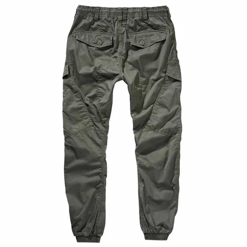 Brandit Ray Vintage Pants in Olive 3XL - Wanderhosen aus leichtem Paper-Touch Material, ideal für den Sommer mit hohem Tragekomfort dank Elastan und praktischem, schlankem Schnitt.