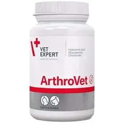 VETEXPERT Arthrovet 60 Tabletten - Tiergesundheit: Unterstützendes Präparat für Hunde und Katzen zur Förderung der Gelenk- und Knorpelfunktion.