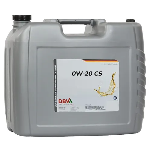 DBV 0W-20 Motorenöl 20-Liter-Kanister