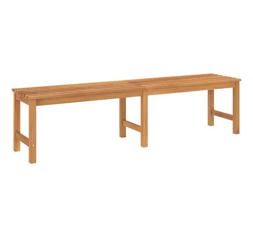 furnicato Gartenbank aus Naturholz 180 x 40 x 45 cm in warmer Holzfarbe (1-St)