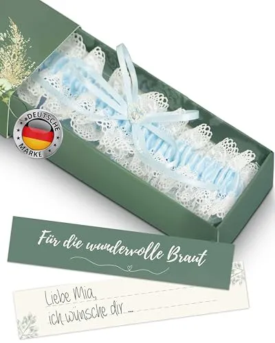 HOCHZEITSHELD Blaues Strumpfband Hochzeit von HOCHZEITSHELD