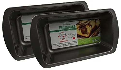 Hochwertige 2er Set Brot- und Kuchenbackform 28 cm - Brotbackkastenformen mit Antihaftbeschichtung, ideal für gesundes Backen ohne viel Fett – leicht zu reinigen und perfekt für selbstgebackene Brote und Kuchen.