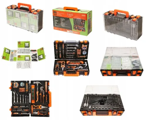 FORSAGE Steckschlüsselsatz 1400TLG – Universelles Werkzeugset für Profis und Heimwerker