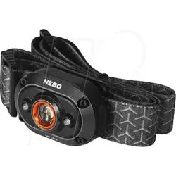 NEBO MYCRO Headlamp Kopflampe - wiederaufladbare Stirnlampe mit 400 Lumen Turbo-Modus, kompakt und handlich für vielseitige Anwendungen