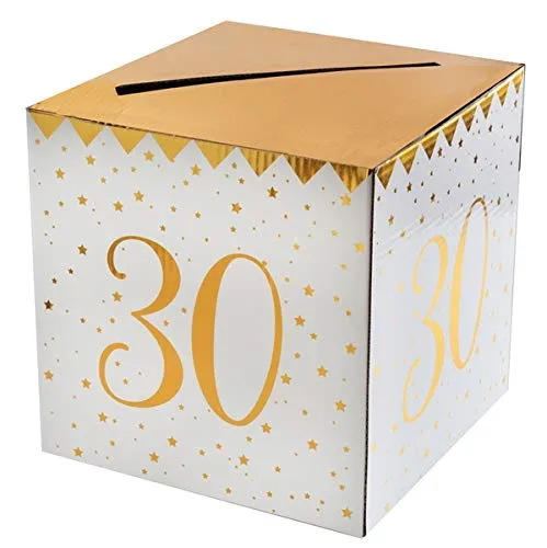 Brief- und Kartenbox 30. Geburtstag Golden Times