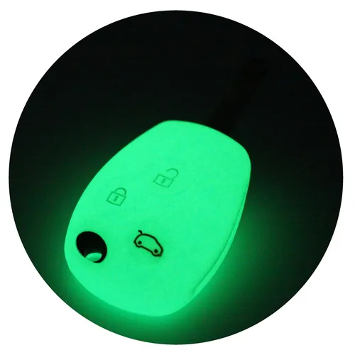 Schlüsselhülle SA Nachtleuchtend Silikonschutz Autoschlüssel Cover Fernbedienung