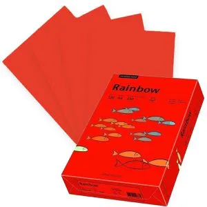 Papyrus Kopierpapier Rainbow 88042480, A4, 120g/qm, intensivrot, 250 Blatt
