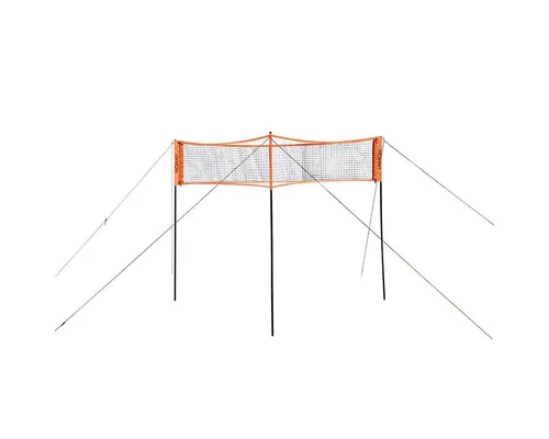 HAMMER 2 in 1 Volleyballnetz SHARKNET - Volleyball-Netzgarnituren für vielseitigen Einsatz: als Dreiecks-Netz oder klassisches Netz, höhenverstellbar für alle Altersklassen, ideal für Training und Spielspaß im Freien.