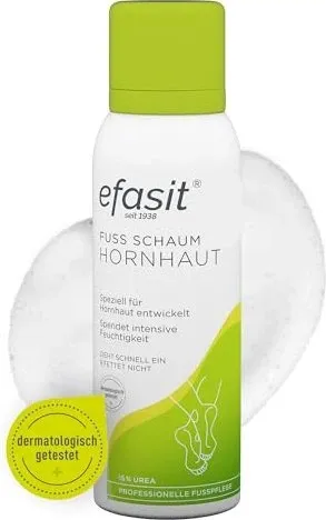 EFASIT Fuß Schaum Hornhaut 125 ml in weiß von Kyberg Pharma Vertriebs