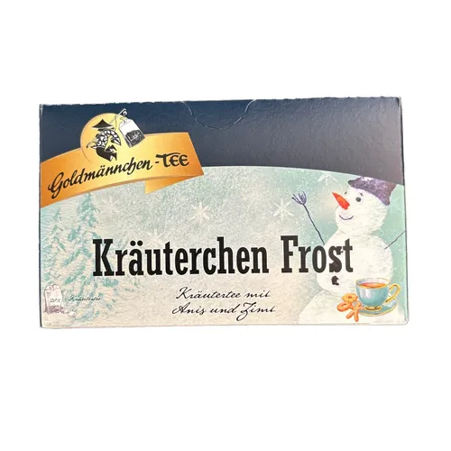 1x Goldmännchen Tee Kräuterchen Frost Kräutertee mit Anis und Zimt 1x 20 Beutel