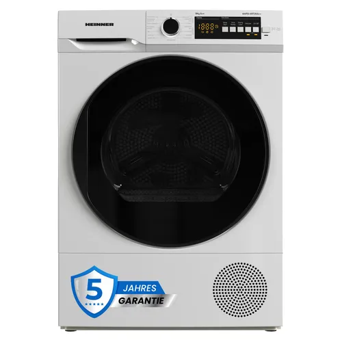 Heinner HHPD-V8T2KA Wärmepumpentrockner 8 kg mit Digital-Display und Wendbarer Tür