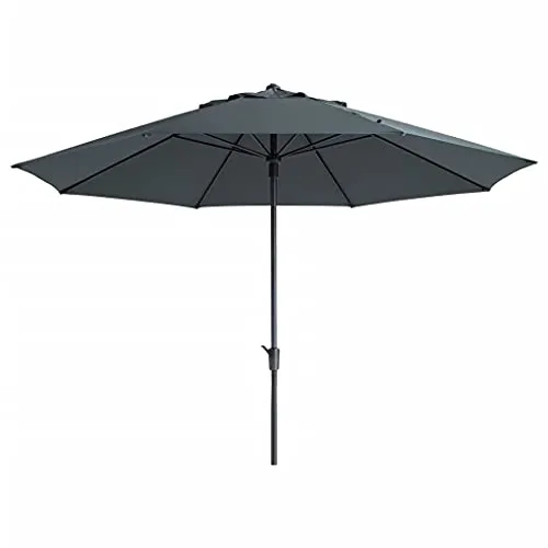 Produktbild Madison TIMOR Sonnenschirm Kurbelschirm Ø400cm grau