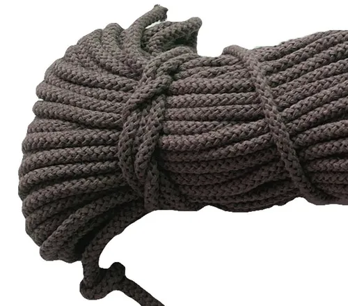 Mississhop Kordel 100 m / Ø 5 mm / Ø 3 mm Baumwollkordel Seil Kordel 100 % Baumwolle