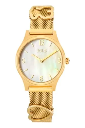 TOUS Watches Epic Damen Uhr analog Quarzwerk mit Edelstahl Armband 3000135900