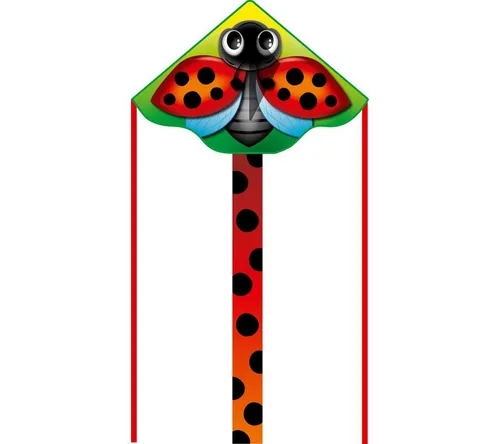 Ecoline Flug-Drache Ecoline Kinderdrachen Simple Flyer Ladybug 120 cm
