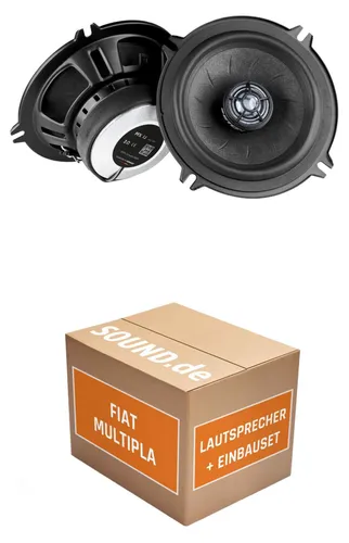 Eton PFX13 Lautsprecher Boxen Einbaupaket für Fiat Multipla 2004-2010