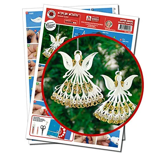 papier + ideen: Quilling Template, Sister Angel