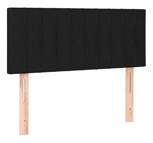 vidaXL Kopfteil Schwarz 90x5x78/88 cm von vidaXL