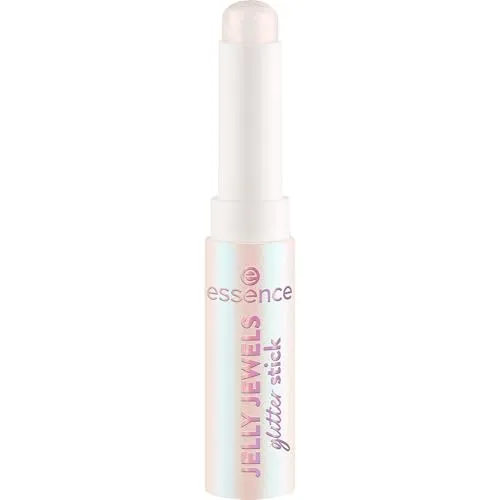 essence JELLY JEWELS glitter stick, Lidschatten, Nr. 01, Mehrfarbig, langanhaltend, strahlend frisch, schimmernd, vegan, ohne Mikroplastikpartikel, Nanopartikel frei, ohne Parfüm, 1er Pack (2.5g)