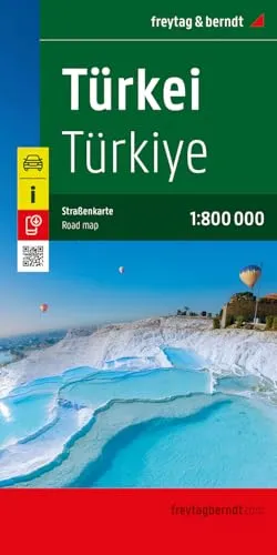 Produktbild Türkei, Straßenkarte 1:800.000, freytag & berndt (freytag & berndt Auto + Freizeitkarten)