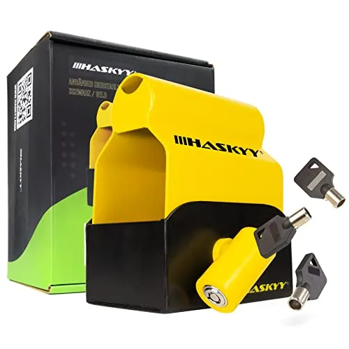HASKYY Diebstahlsicherung Anhängerschloss Wohnwagen Premium