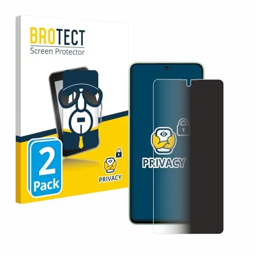 BROTECT 2 Stück Anti-Spy Blickschutzfolie für Xiaomi Redmi Note 13 4G Privacy Screen Protector [Displayschutz-Folie, Sichtschutz, Blaulichtfilter]