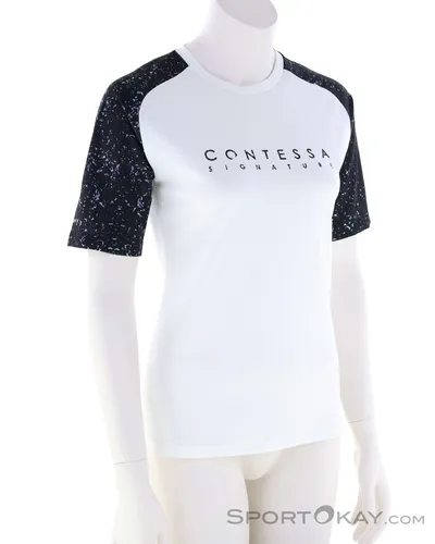 Scott Trail Contessa Sign. S/S Damen Bikeshirt - Weiß - L - Fahrradbekleidung für Damen, atmungsaktiv und stylisch, perfekt für anspruchsvolle Trails und komfortable Fahrten.