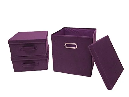 Ordnungsboxen Violett 3er SET in lila von Artra Design GmbH