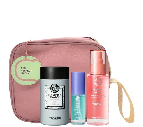 Maria Nila Haarpflege-Set Fresh & Clean Trio in praktischer Kosmetiktasche, 3-tlg.