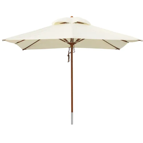Produktbild anndora® Sonnenschirm 3 x 3 m eckig Natural