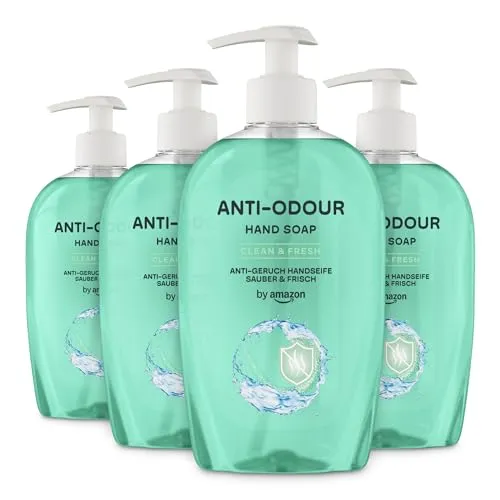 by Amazon Anti-Odour Handseife, 4 x 500 ml von by Amazon
