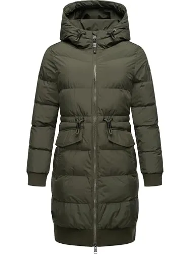Ragwear Damen Wintermantel Briosh YOUMODO Dark Olive