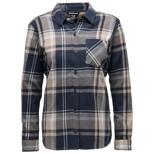 Black Diamond Women's Project Flannel Hemd Größe S grau von Black Diamond